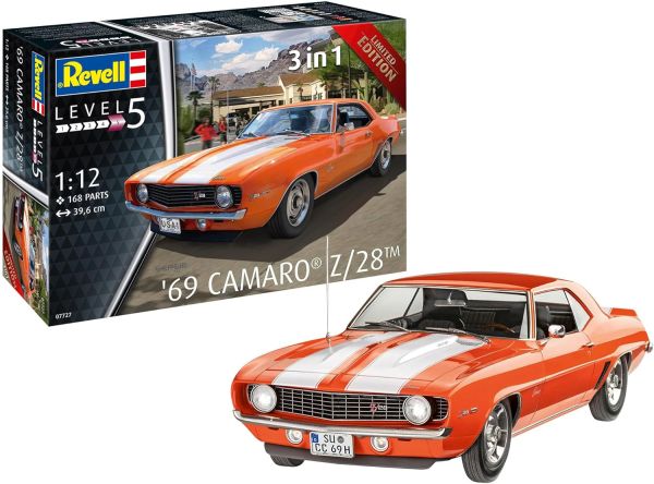 REV07727 - CHEVROELT Camaro Z/28 1969 - Limited Edition om in elkaar te zetten en te schilderen - 1