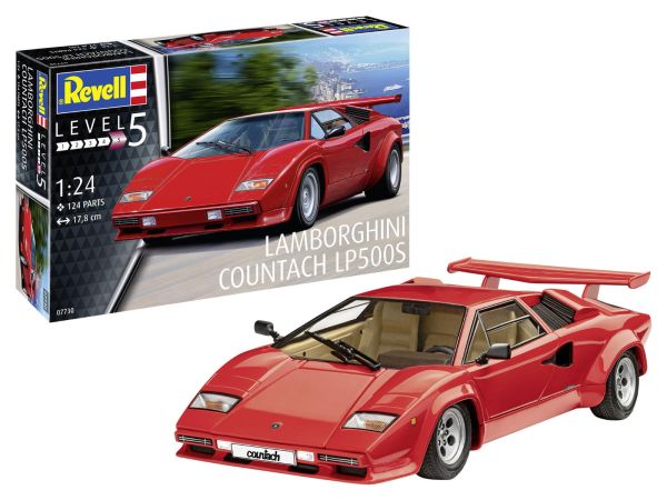 REV07730 - LAMBORGHINI Countach LP500S om in elkaar te zetten en te schilderen - 1