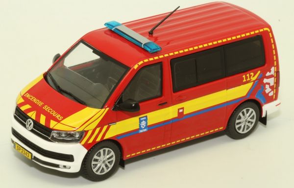 ODE084 - VOLKSWAGEN T6 Pompier CGDIS Luxembourg - Beperkt tot 504 exemplaren. - 1