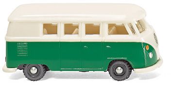 WIK093204 - VOLKSWAGEN Type 1 Bus groen en wit - 1