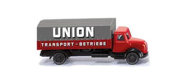 WIK094906 - MAGIRUS 4x2 voorlader met dekzeil - UNION Transport - 1