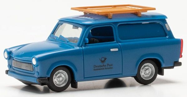 HER097499 - TRABANT 601 Universal Deutsche Post Studiotechnik Fernsehen blauw - 1