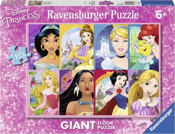 RAV097890 - Reuzepuzzel 125 stukjes De wereld van prinsessen - 1