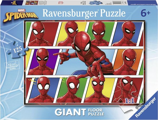 RAV097906 - Gigantische puzzel 125 stukjes Spider-Man - 1