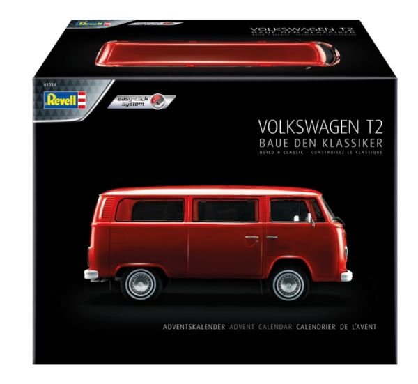 REV01034 - Adventskalender 2021 - VOLKSWAGEN T2 bus met te monteren schilderij - 1