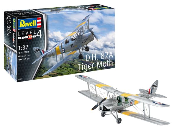 REV03827 - D.H. 82A Tiger Moth vliegtuig wordt geassembleerd en geschilderd - 1