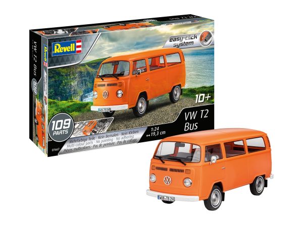 REV07667 - VOLKSWAGEN T2 Oranje bus om te monteren - 1