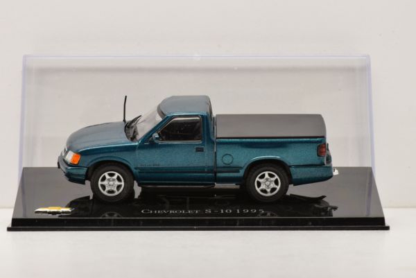 MAGCHES10-1995 - CHEVROLET S-10 pick-up 1995 groen/blauw metallic - 1