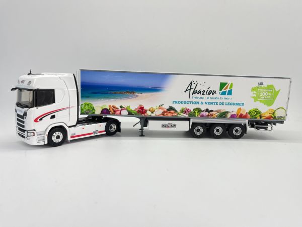 ELI118156 - SCANIA R450 4x2 SAT met 3 Assen aanhangwagen - Transport ABAZIOU - 1