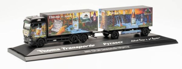 HER122207 - MAN TGX 6X4 met 2-assige GX oplegger PYRASER II THOMA TRANSPORT - 1