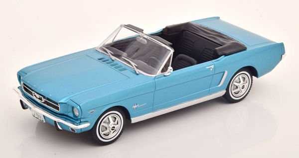 WBXWB124119 - FORD Mustang cabriolet 1965 turquoise blauw metallic - 1