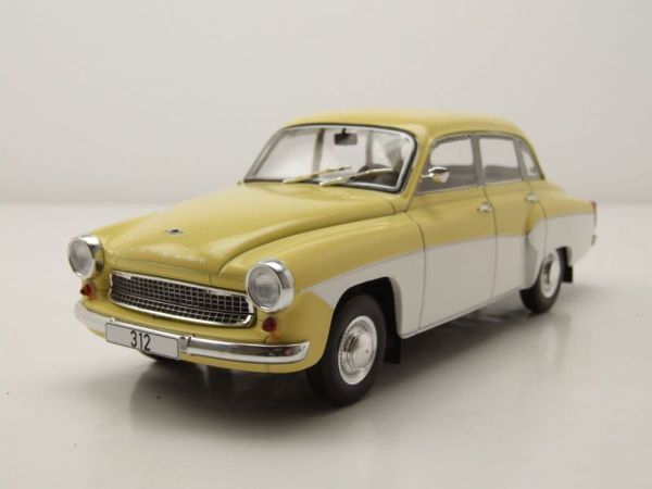 WBXWB124144 - 1965 WARTBURG 312 Geel en wit - 1