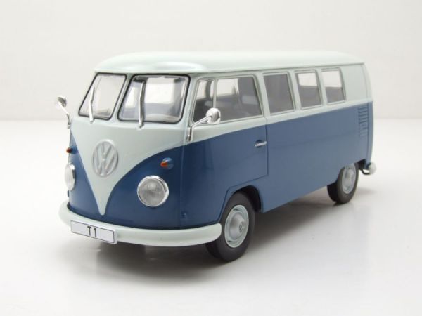 WBXWB124179 - VOLKSWAGEN T1 Bus 1960 Wit en blauw - 1