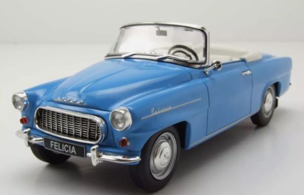 WBXWB124228 - SKODA Felicia Cabriolet 1959 Blauw - 1