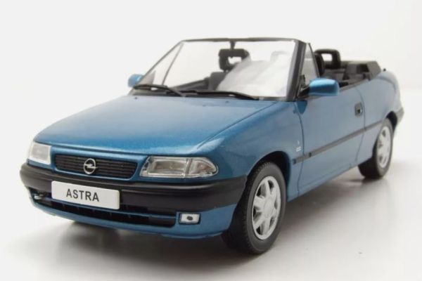 WBXWB124234 - OPEL Astra F cabriolet 1994 blauw metallic - 1