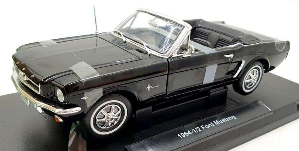 WEL12519CABNOIR - FORD Mustang cabriolet 1964 Zwart - 1