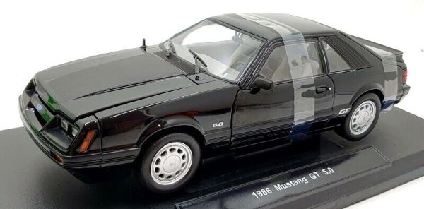 WEL12526NOIR - FORD Mustang GT 5.0 1986 Zwart - 1