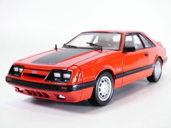 WEL12526ROUGE - FORD Mustang GT 5.0 1986 Rood - 1