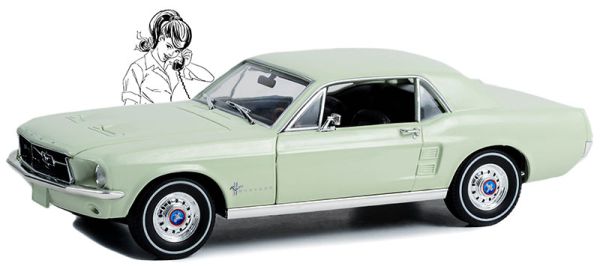 GREEN13663 - FORD Mustang coupé 1967 