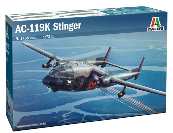 ITA1468 - AC-119K STINGER vliegtuig om in elkaar te zetten en te schilderen - 1