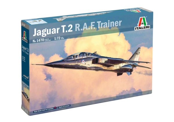 ITA1470 - Jachtvliegtuig Jaguar T.2 R.A.F. Trainer om in elkaar te zetten en te schilderen - 1