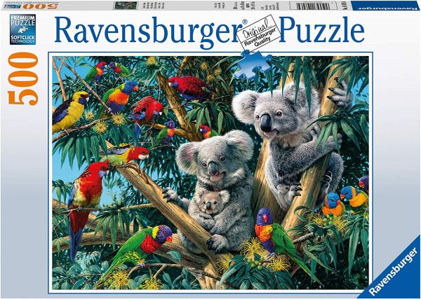 RAV148264 - 500 stukjes puzzel Koala's in de boom - 1