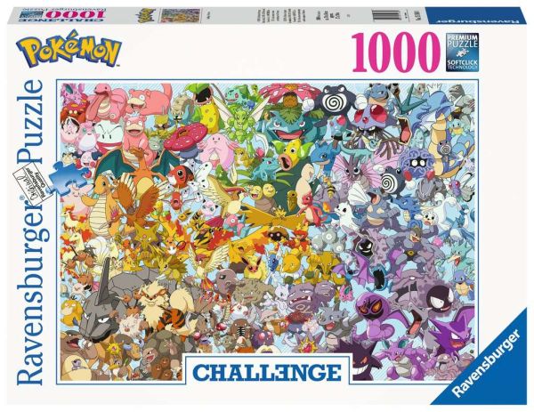 RAV151660 - 1000 stukjes POKEMON Challenge puzzel - 1