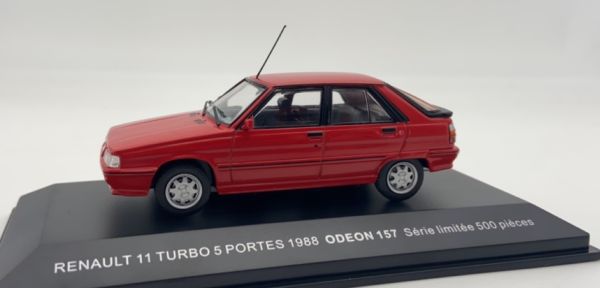 ODE157 - RENAULT 11 Turbo 5 deuren 1988 rood - 1