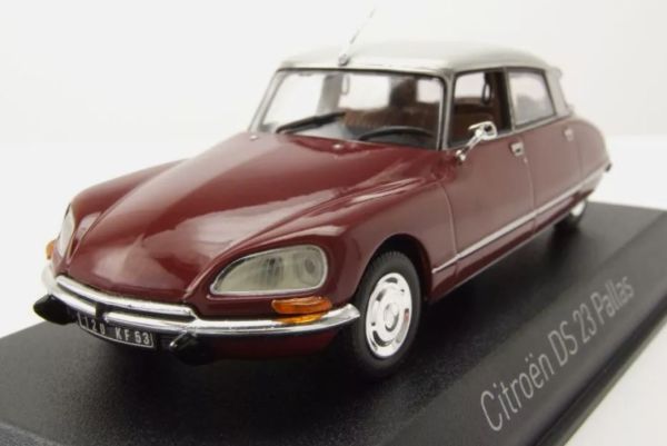 NOREV158078 - CITROEN DS 23 Pallas 1972 Granaatappel Rood en Zilver - 1