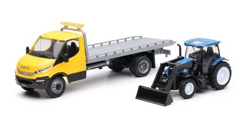 NEW16193C - IVECO voertuigdrager met NEW HOLLAND T6.175 - 1