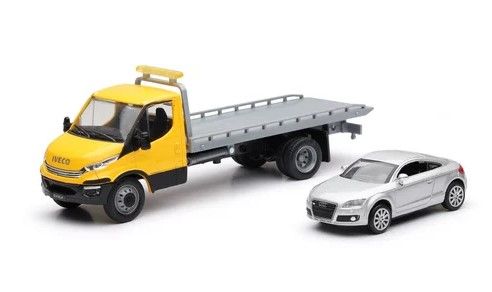 NEW16233C - IVECO vrachtwagen met AUDI TT grijs - 1