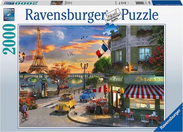 RAV16716 - 2000 stukjes Romantische avond in Parijs puzzel - 1