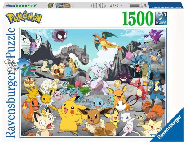 RAV167845 - 1500 stukjes POKEMON Classic puzzel - 1