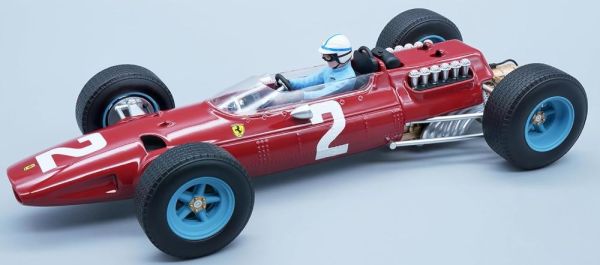 TM18-98C - FERRARI 512 F1 #2 GP van Nederland 1965 J.SURTEES met beeldje - Gelimiteerd tot 75ex. - 1