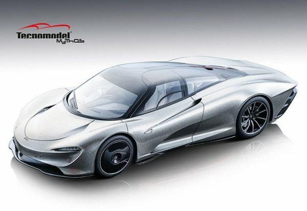 TM18-EX08C - McLAREN Speedtail Rallye Villa d'Este 2019 zilver - Gelimiteerd tot 49 ex. - 1