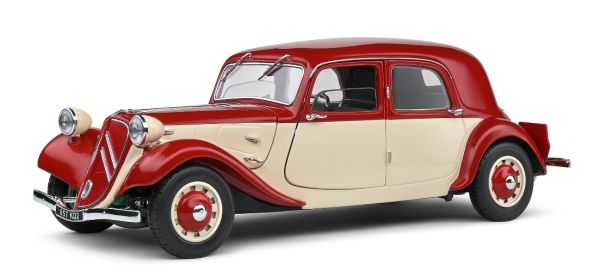 SOL1800907 - CITROEN tractie 1937 rood en beige - 1