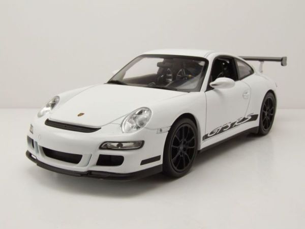 WEL18015BLANC - PORSCHE GT3 rs 2007 Wit met zwarte velgen - 1