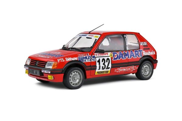 SOL1801717 - PEUGEOT 205 GTI 1.6L rood #132 Rallye de Monte Carlo 1986 F.DELECOUR / A-C.PAUWELS - 1