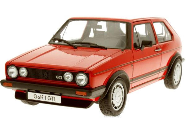 WEL18039R - VOLKSWAGEN Golf I GTI rood - 1