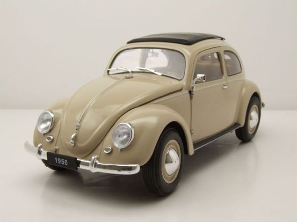 WEL18040BEIGE - VOLKSWAGEN Klassieke Kever 1950 Beige - 1