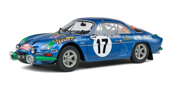 SOL1804206 - ALPINE A110 1600S rally blauw Montecarlo 1972 - 1