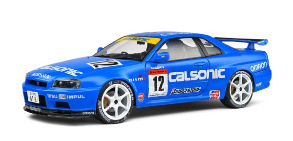 SOL1804307 - NISSAN GT-R R34 Streefighter Calsonic Tribute 2000 blauw - 1