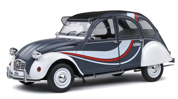 SOL1805023 - CITROEN 2 CV 6 Chic 1982 grijs en wit - 1