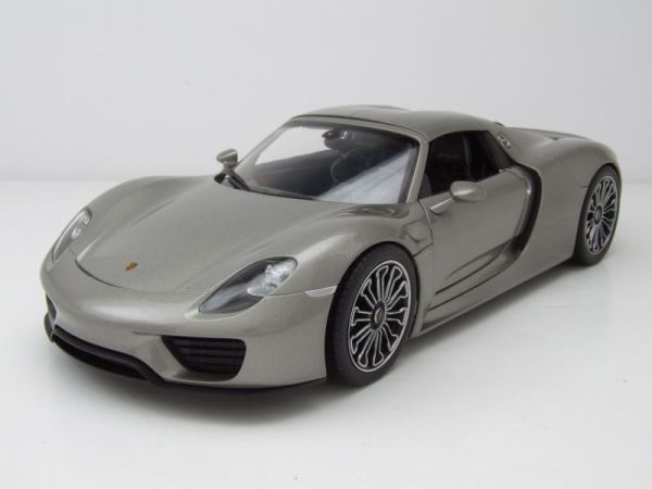 WEL18051W - PORSCHE 918 Spyder 2012 grijs - 1