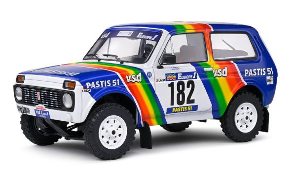 SOL1807305 - LADA Niva Wit #182 Parijs-Dakar 1984 JABOUILLE/SARDOU - 1