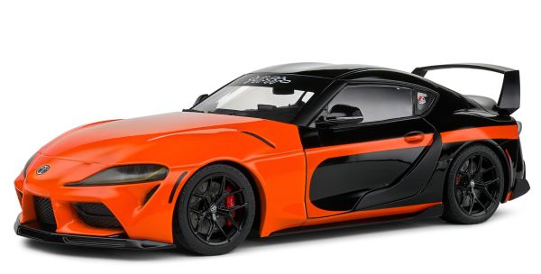 SOL1809005 - TOYOTA GR Supra STREETFIGHTER 2024 Oranje en Zwart - 1