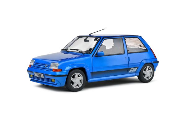 SOL1810003 - RENAULT 5 GT Turbo MK2 1989 blauw - 1