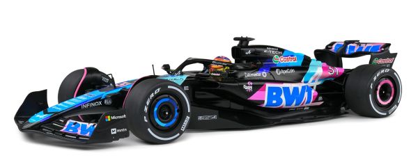 SOL1814001 - ALPINE F1 Team A524 Blauw GP van Miami 2024 E.OCON - 1