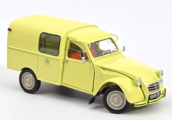 NOREV181488 - CITROEN 2CV Van AK350 1966 pastis geel - 1