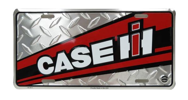 SIGN-1815 - CASE IH metalen plaat zilver - 30 x 15 cm - 1